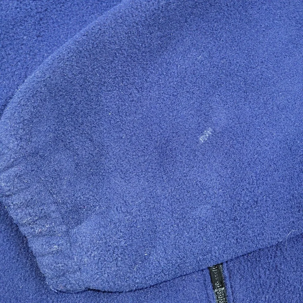 Vintage Ford Motor Company Fleece Jacket Navy Blue Full Zip Mens Large USA Made‎